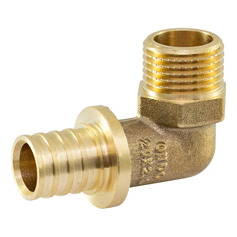 Фото 6 Угол комбинированный 90° Ondo 1/2"x20 мм НР латунь 5 шт OXLM2012K05