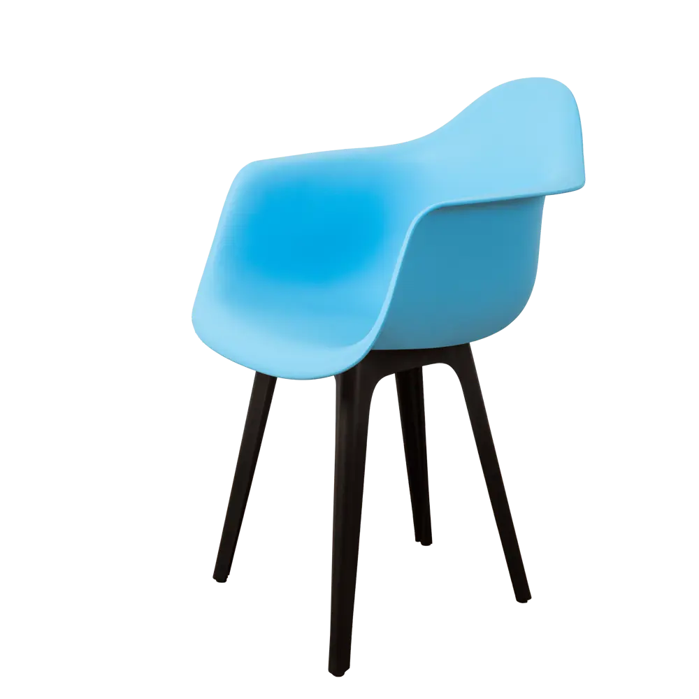 Фото 3 Комплект кухонных стульев 2 шт Derstuhl 330 plast 43x82x60 см полипропилен цвет голубой Фото 3 Комплект кухонных стульев 2 шт Derstuhl 330 plast 43x82x60 см полипропилен цвет голубой