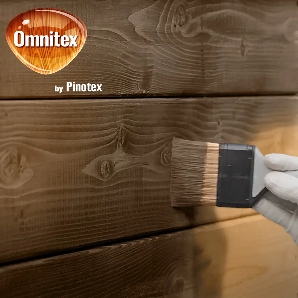 Фото 7 Защитно-декоративный антисептик лессирующий Пропит Omnitex Standard Plus полуматовый индийский тик 9 л Фото 7 Защитно-декоративный антисептик лессирующий Пропит Omnitex Standard Plus полуматовый индийский тик 9 л