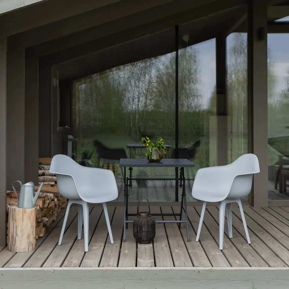 Фото 2 Стул/кресло Derstuhl 330 plast grey DSL045.202.2 43x82x58 см полипропилен цвет светло-серый Фото 2 Стул/кресло Derstuhl 330 plast grey DSL045.202.2 43x82x58 см полипропилен цвет светло-серый