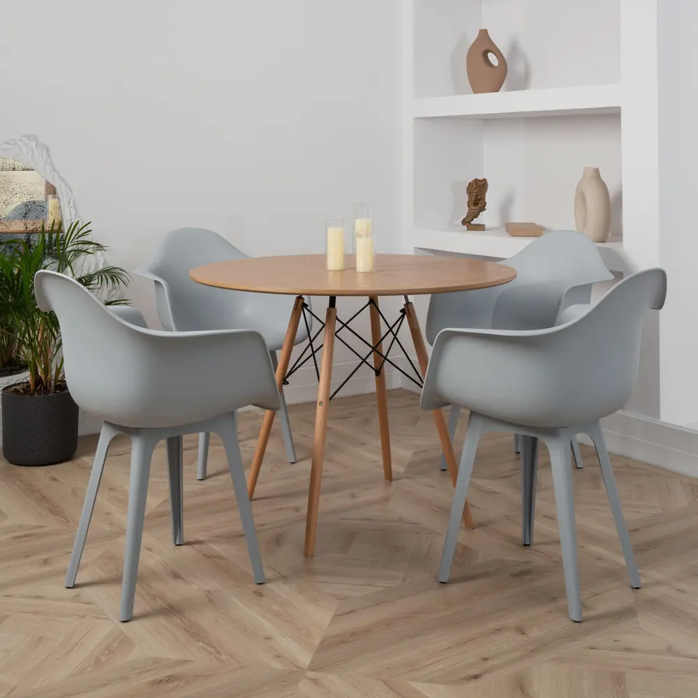 Фото 4 Стул/кресло Derstuhl 330 plast grey DSL045.202.2 43x82x58 см полипропилен цвет светло-серый Фото 4 Стул/кресло Derstuhl 330 plast grey DSL045.202.2 43x82x58 см полипропилен цвет светло-серый