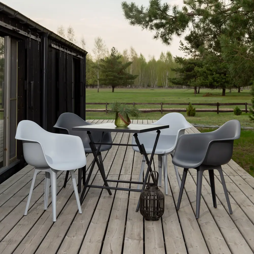 Фото 6 Стул/кресло Derstuhl 330 plast grey DSL045.202.4 43x82x58 см полипропилен цвет светло-серый