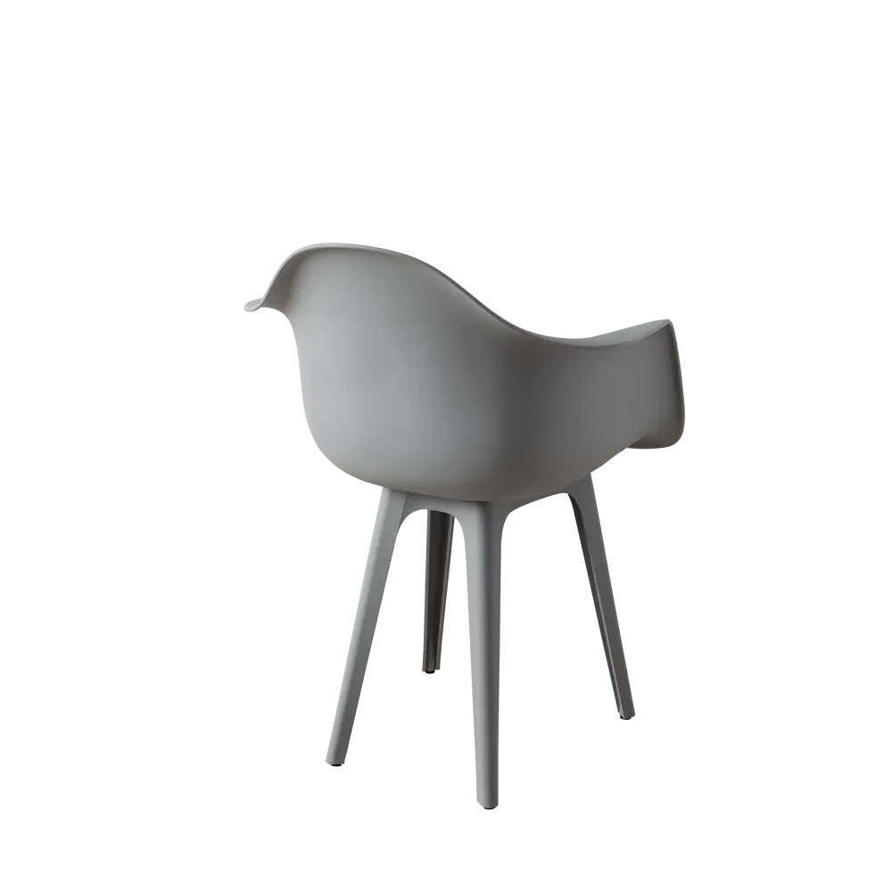 Фото 8 Стул/кресло Derstuhl 330 plast grey DSL045.202.4 43x82x58 см полипропилен цвет светло-серый