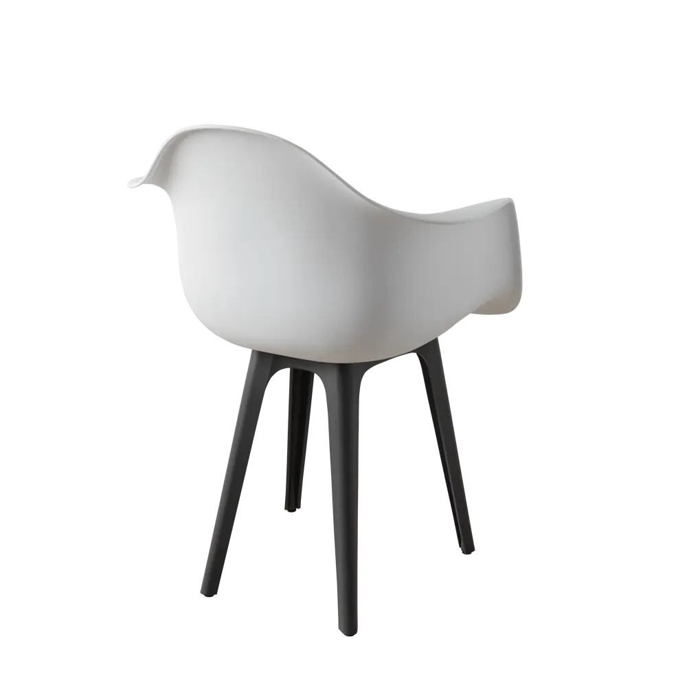 Фото 6 Стул/кресло Derstuhl 330 plast dark grey DSL045.301.4 43x82x58 см полипропилен цвет белый