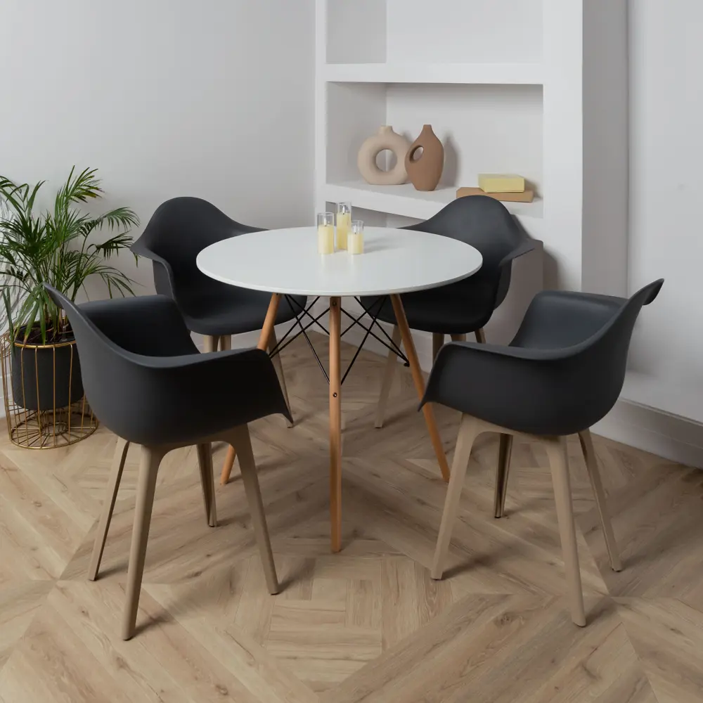 Фото 2 Стул/кресло Derstuhl 330 plast dark beige DSL045.503.4 43x82x58 см полипропилен цвет темно-серый Фото 2 Стул/кресло Derstuhl 330 plast dark beige DSL045.503.4 43x82x58 см полипропилен цвет темно-серый