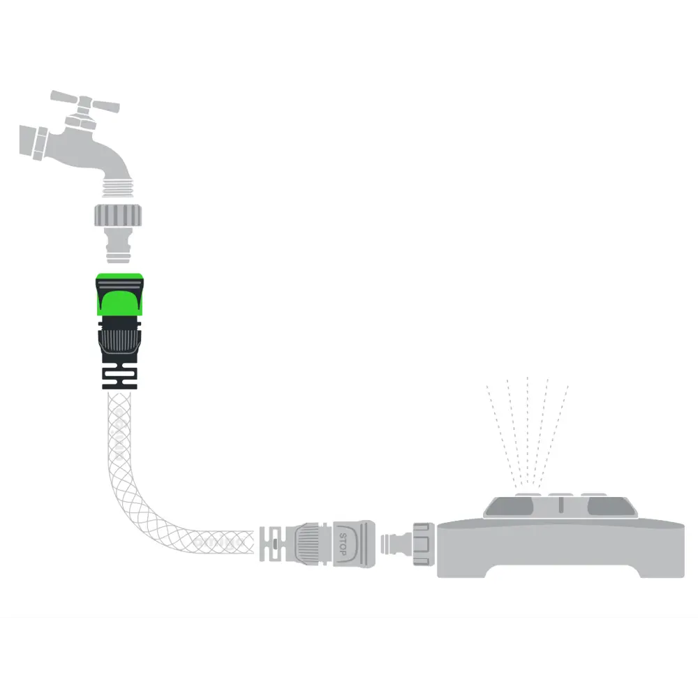 Фото 4 Коннектор для шланга без автостопа Amigo 79860 1/2" Фото 4 Коннектор для шланга без автостопа Amigo 79860 1/2"