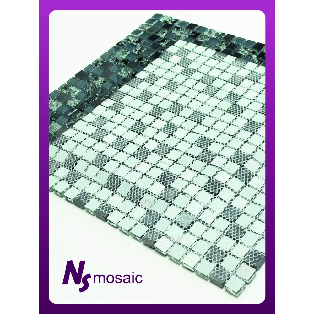 Фото 6 Декоративная мозаика Nsmosaic No-237 NS03GL0021nsk 30.5x30.5см цвет Черный Фото 6 Декоративная мозаика Nsmosaic No-237 NS03GL0021nsk 30.5x30.5см цвет Черный