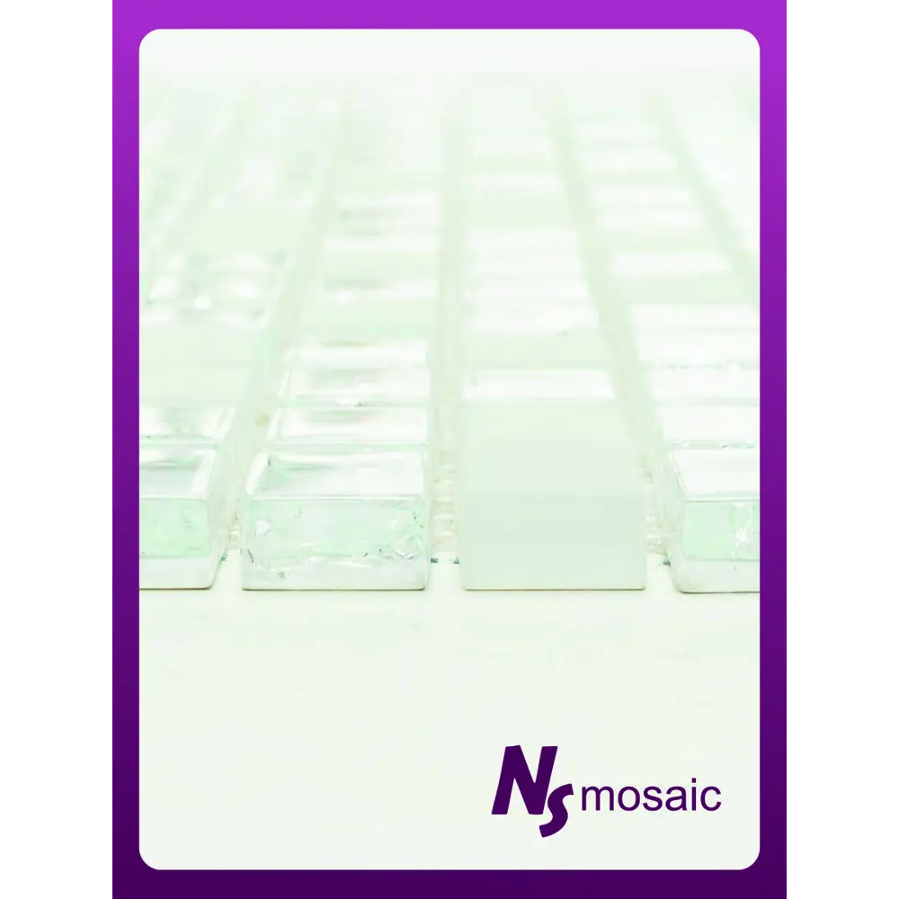 Фото 5 Декоративная мозаика Nsmosaic S-836 NS03GL0067nsk 30.5x30.5см цвет белый Фото 5 Декоративная мозаика Nsmosaic S-836 NS03GL0067nsk 30.5x30.5см цвет белый