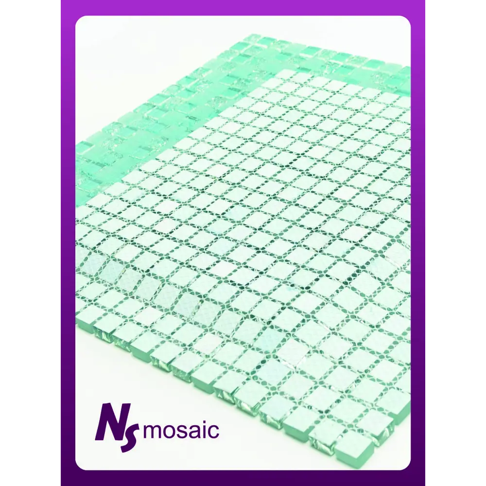 Фото 6 Декоративная мозаика Nsmosaic S-842 NS03GL0074nsk 30.5x30.5см цвет синий Фото 6 Декоративная мозаика Nsmosaic S-842 NS03GL0074nsk 30.5x30.5см цвет синий