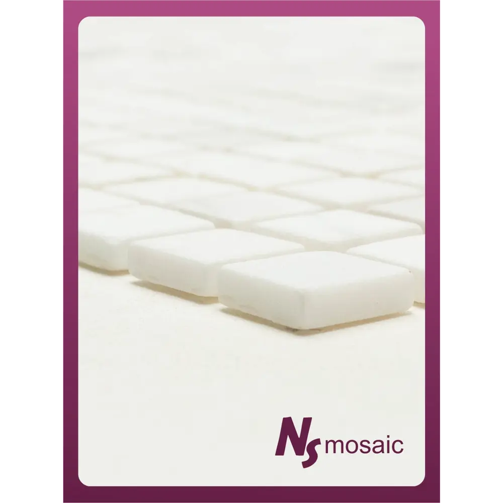 Фото 4 Декоративная мозаика Nsmosaic К-729 NS05ST0030nsk 30.5x30.5см цвет Белый Фото 4 Декоративная мозаика Nsmosaic К-729 NS05ST0030nsk 30.5x30.5см цвет Белый