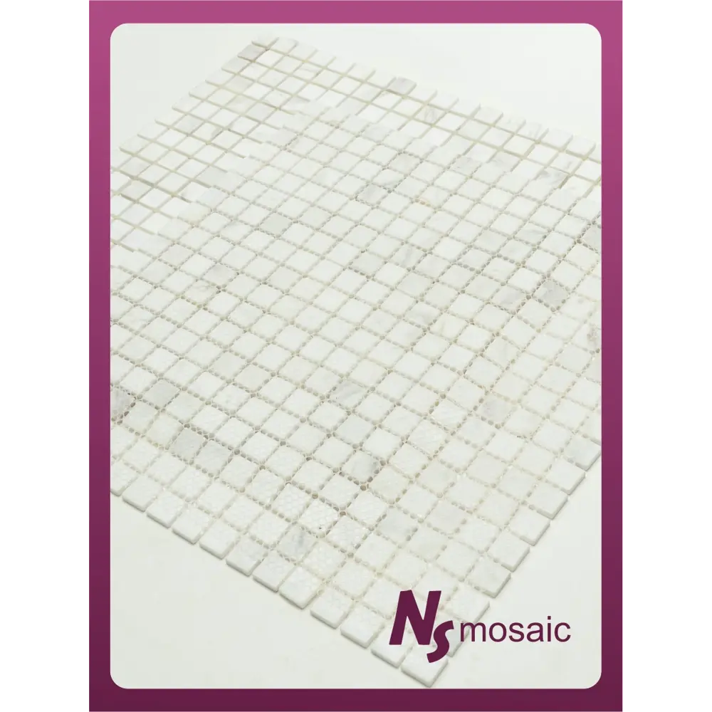 Фото 6 Декоративная мозаика Nsmosaic К-729 NS05ST0030nsk 30.5x30.5см цвет Белый Фото 6 Декоративная мозаика Nsmosaic К-729 NS05ST0030nsk 30.5x30.5см цвет Белый