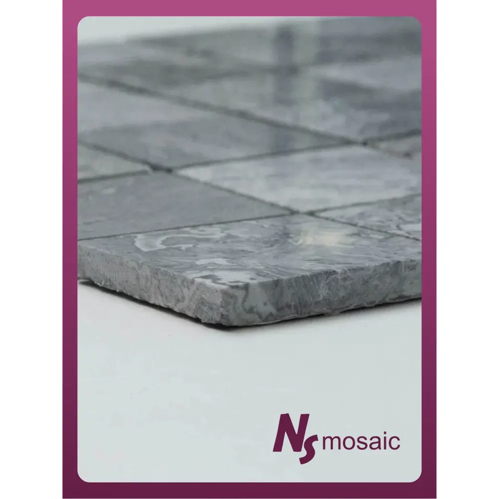 Фото 4 Декоративная мозаика Nsmosaic Kp 765 NS05ST0064nsk 29.8x29.8см цвет Серый/серебристый Фото 4 Декоративная мозаика Nsmosaic Kp 765 NS05ST0064nsk 29.8x29.8см цвет Серый/серебристый