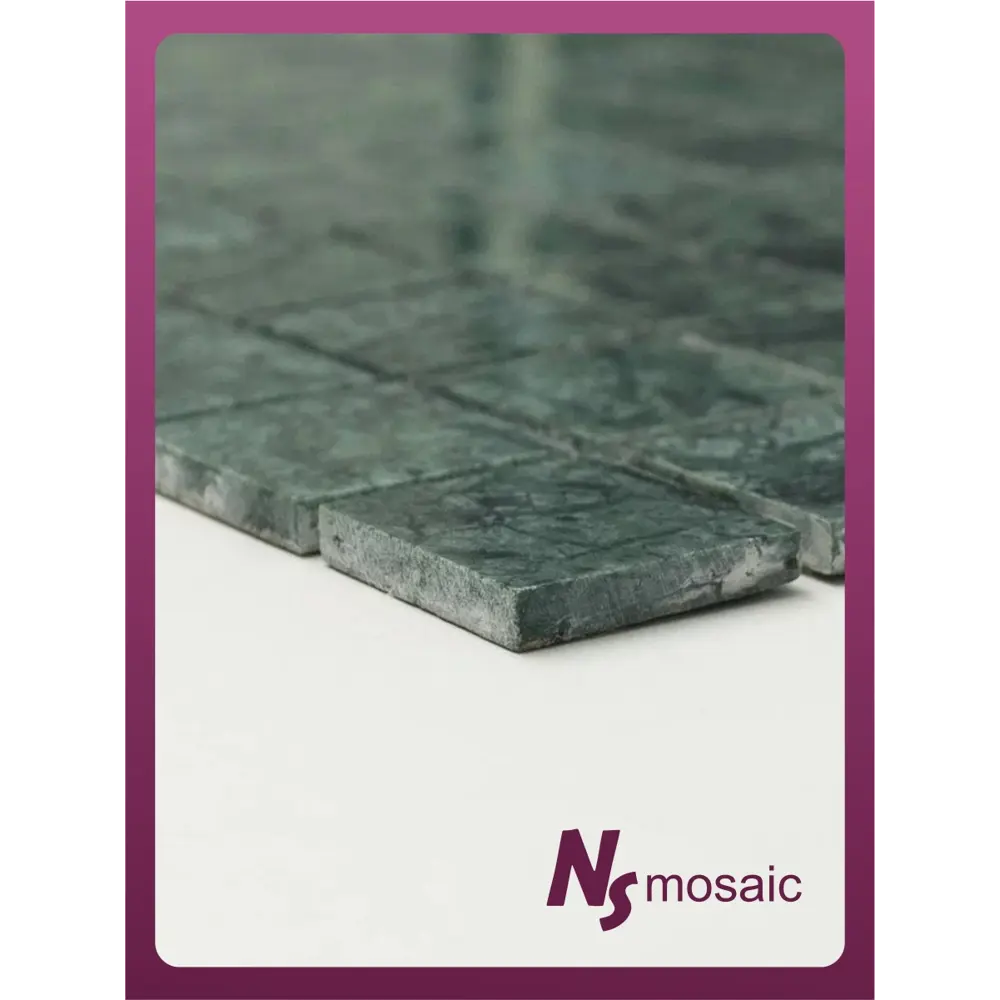 Фото 4 Декоративная мозаика Nsmosaic Kp 766 NS05ST0065nsk 29.8x29.8см цвет Зеленый Фото 4 Декоративная мозаика Nsmosaic Kp 766 NS05ST0065nsk 29.8x29.8см цвет Зеленый