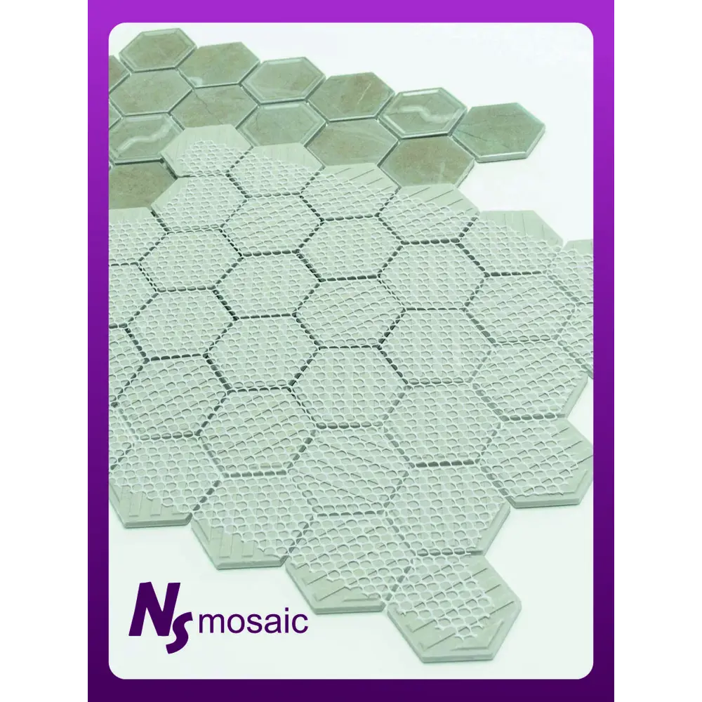Фото 6 Декоративная мозаика Nsmosaic P-504 NS08PL0149nsk 28.1x32.5см цвет Серый/серебристый Фото 6 Декоративная мозаика Nsmosaic P-504 NS08PL0149nsk 28.1x32.5см цвет Серый/серебристый