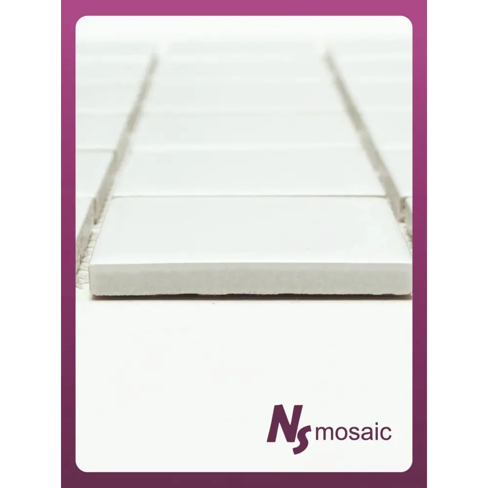 Фото 5 Декоративная мозаика Nsmosaic P-523 NS08PL0163nsk 30.6x30.6см цвет Белый Фото 5 Декоративная мозаика Nsmosaic P-523 NS08PL0163nsk 30.6x30.6см цвет Белый