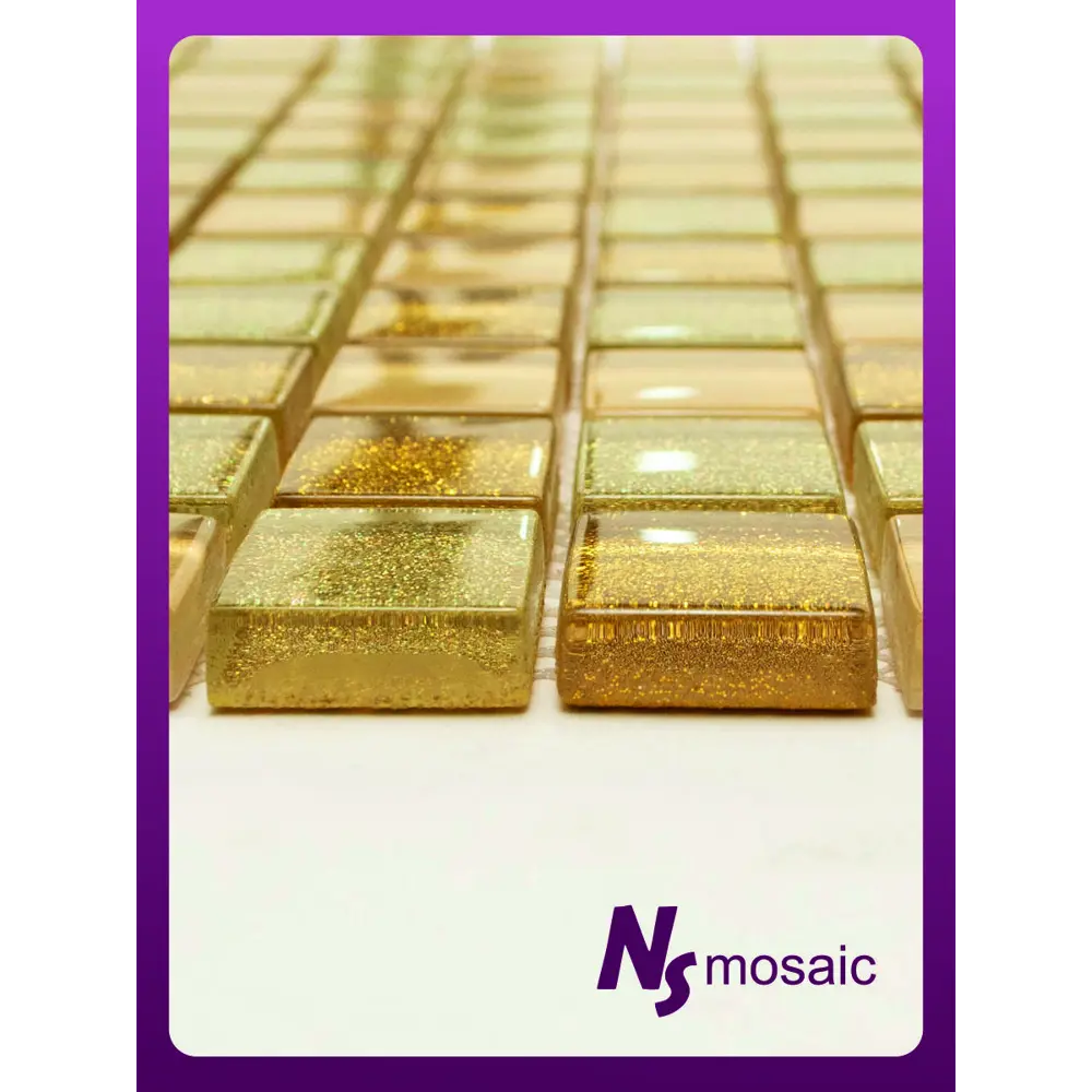 Фото 5 Декоративная мозаика Nsmosaic S-824 NS03GL0048nsk 29.8x29.8см цвет Жёлтый/золотой Фото 5 Декоративная мозаика Nsmosaic S-824 NS03GL0048nsk 29.8x29.8см цвет Жёлтый/золотой