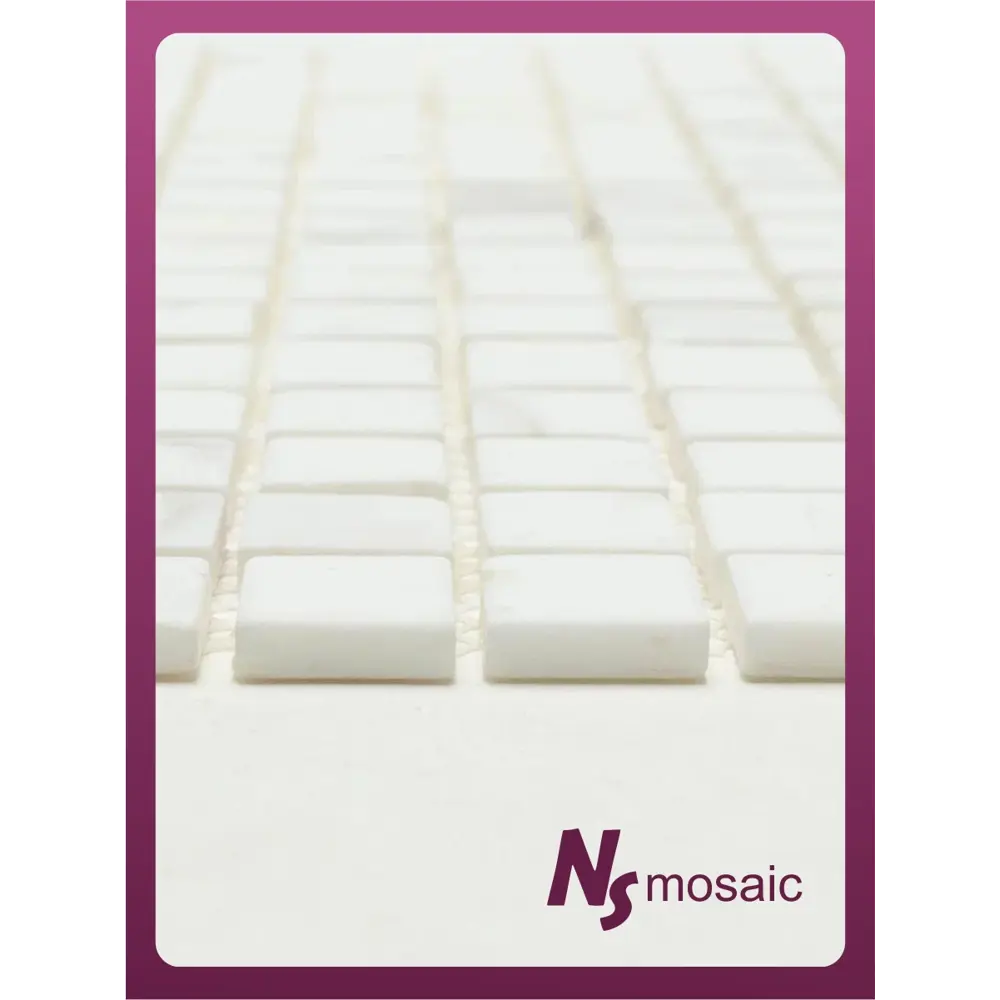 Фото 5 Декоративная мозаика Nsmosaic Kp-735 NS05ST0036nsk 30.5x30.5см цвет Белый Фото 5 Декоративная мозаика Nsmosaic Kp-735 NS05ST0036nsk 30.5x30.5см цвет Белый