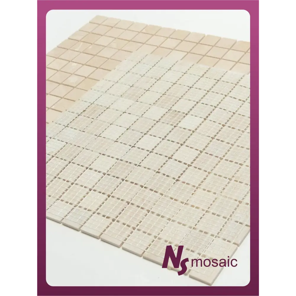 Фото 6 Декоративная мозаика Nsmosaic Kp-747 NS05ST0046nsk 29.8x29.8см цвет Бежевый Фото 6 Декоративная мозаика Nsmosaic Kp-747 NS05ST0046nsk 29.8x29.8см цвет Бежевый