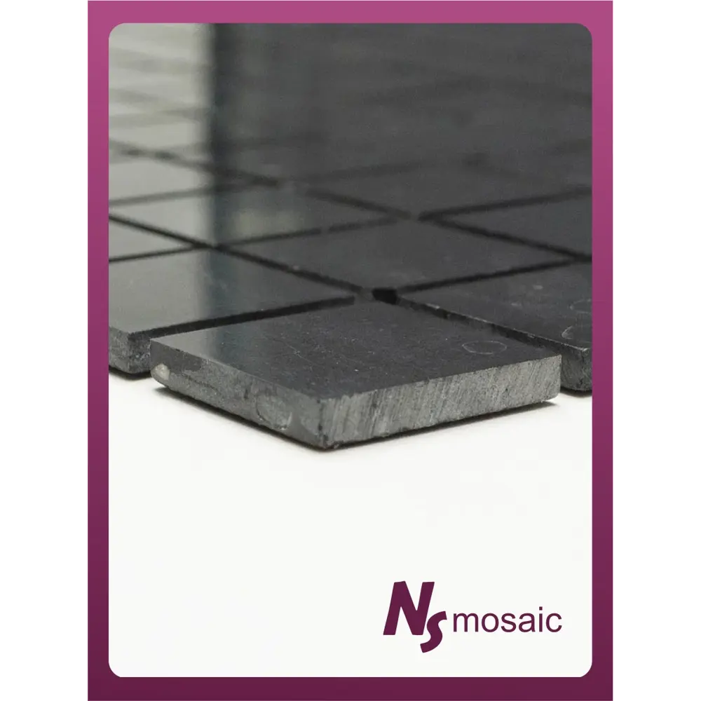 Фото 4 Декоративная мозаика Nsmosaic Kp-749 NS05ST0048nsk 29.8x29.8см цвет Черный Фото 4 Декоративная мозаика Nsmosaic Kp-749 NS05ST0048nsk 29.8x29.8см цвет Черный