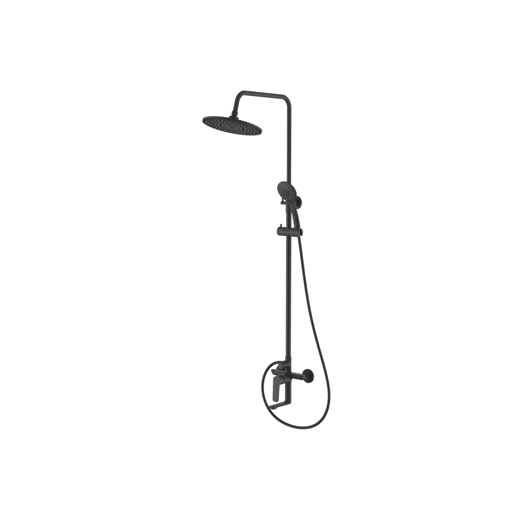 Фото Душевая система Iddis Token со смесителем 3 режима цвет черный