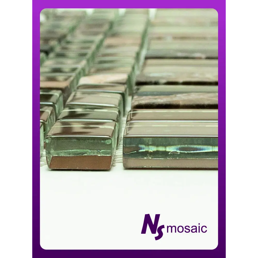 Фото 5 Декоративная мозаика Nsmosaic S-809 NS03GL0033nsk 30x30см цвет коричневый Фото 5 Декоративная мозаика Nsmosaic S-809 NS03GL0033nsk 30x30см цвет коричневый