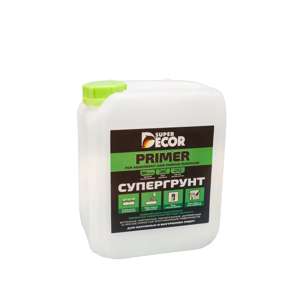 Фото Супергрунт 100 Super Decor Антисептик 10л Фото Супергрунт 100 Super Decor Антисептик 10л