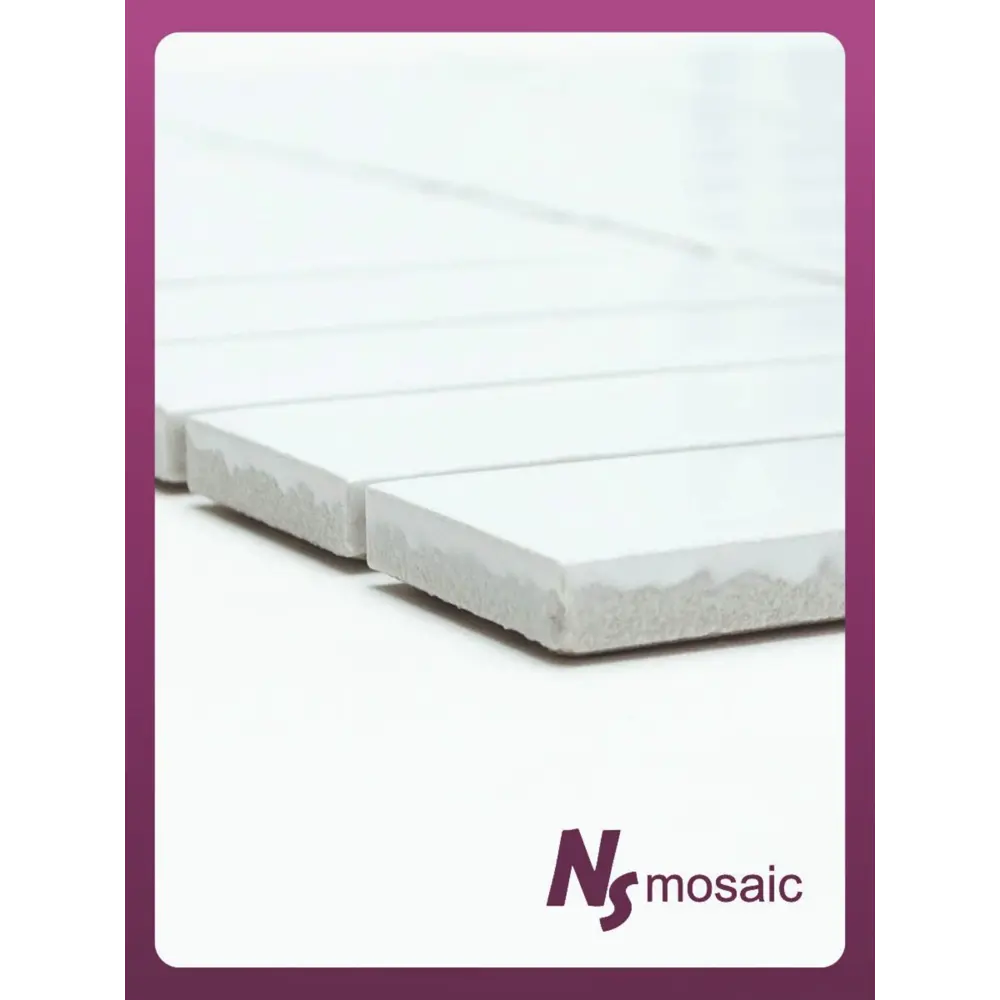 Фото 4 Декоративная мозаика Nsmosaic P-540 NS08PL0185nsk 30x30см цвет Белый Фото 4 Декоративная мозаика Nsmosaic P-540 NS08PL0185nsk 30x30см цвет Белый