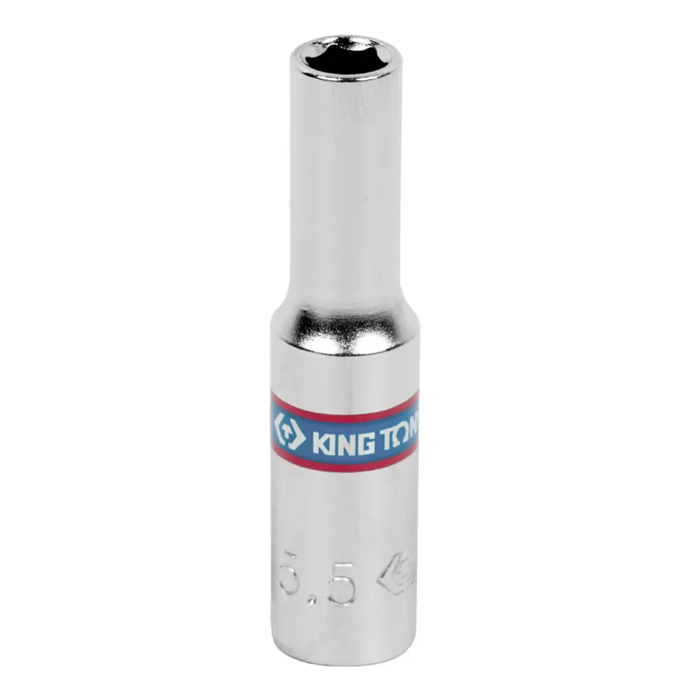 Фото Торцевая головка удлиненная шестигранная King Tony 223555M 1/4 дюйма 5.5 мм Фото Торцевая головка удлиненная шестигранная King Tony 223555M 1/4 дюйма 5.5 мм