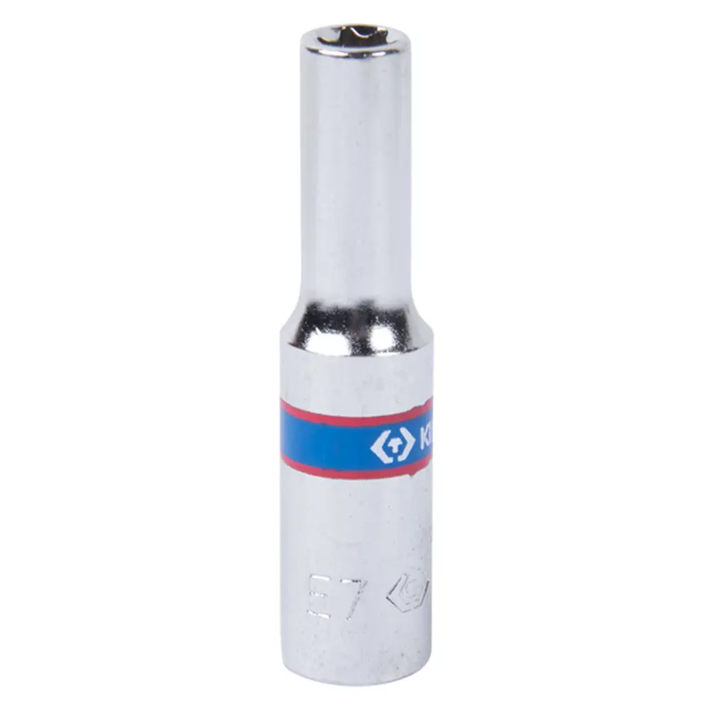 Фото Торцевая головка Torx (e-профиль) King Tony 227507M 1/4 дюйма 7 мм Фото Торцевая головка Torx (e-профиль) King Tony 227507M 1/4 дюйма 7 мм