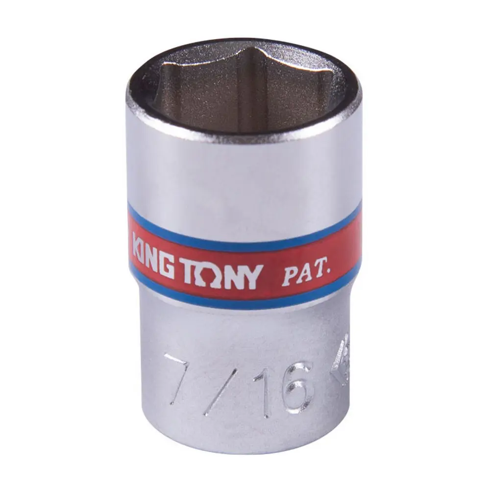 Фото Торцевая головка шестигранная King Tony 233514S 1/4 дюйма 7/16 дюйма