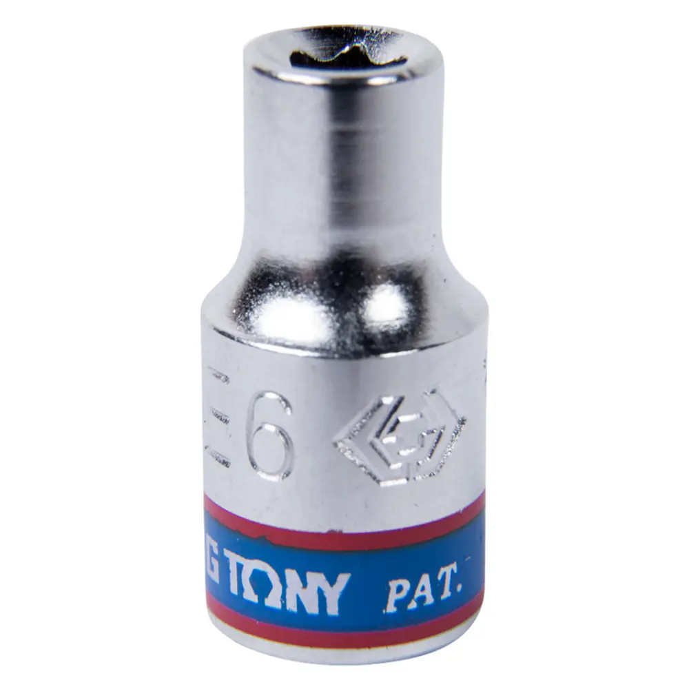 Фото Торцевая головка Torx (e-профиль) King Tony 237506M 1/4 дюйма 6 мм Фото Торцевая головка Torx (e-профиль) King Tony 237506M 1/4 дюйма 6 мм