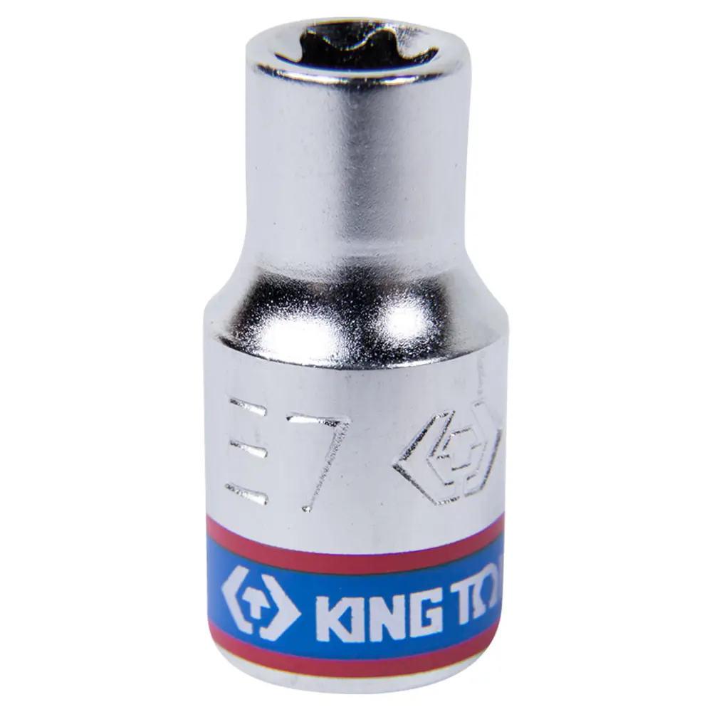 Фото Торцевая головка Torx (e-профиль) King Tony 237507M 1/4 дюйма 7 мм Фото Торцевая головка Torx (e-профиль) King Tony 237507M 1/4 дюйма 7 мм