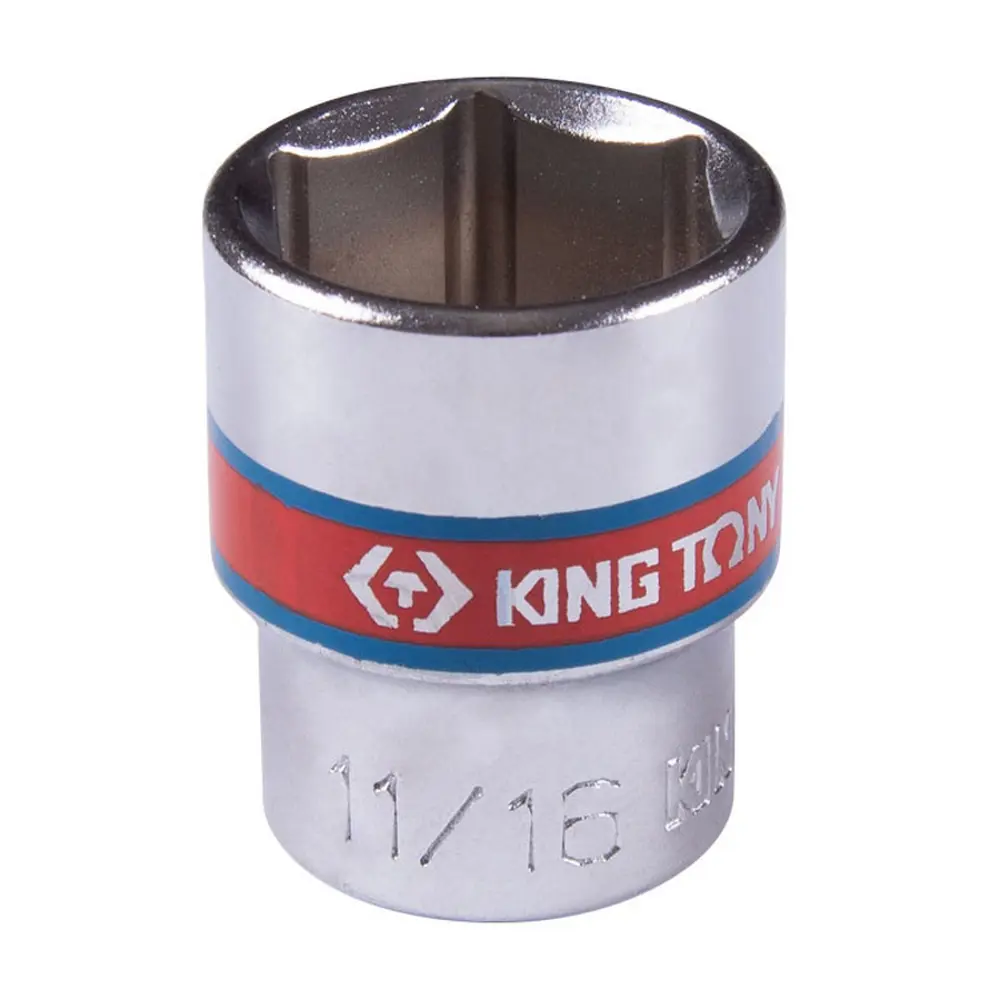 Фото Торцевая головка шестигранная King Tony 333522S 3/8 дюйма 11/16 дюйма