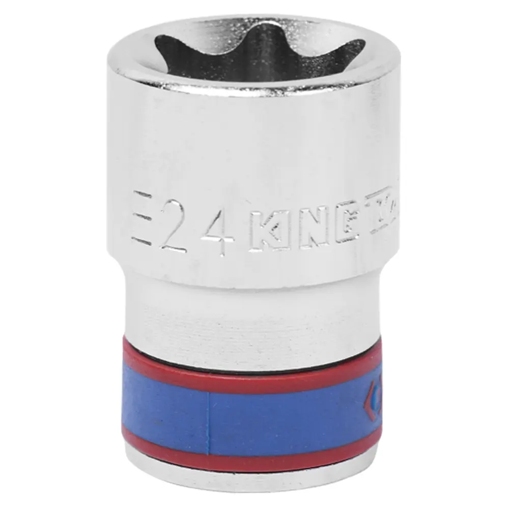 Фото Торцевая головка Torx (e-профиль) King Tony 437524M 1/2 дюйма 24 мм Фото Торцевая головка Torx (e-профиль) King Tony 437524M 1/2 дюйма 24 мм
