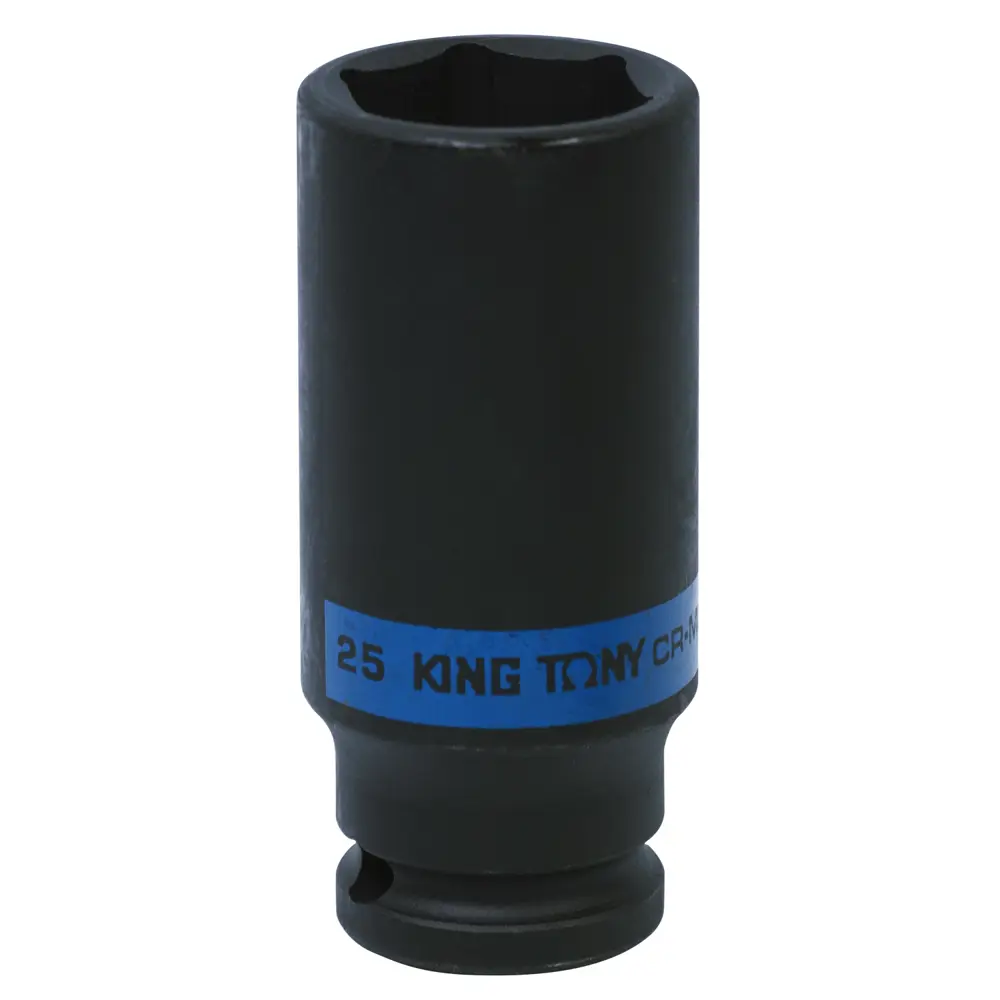 Фото 3 Торцевая головка ударная удлиненная шестигранная King Tony 443525M 1/2 дюйма 25 мм Фото 3 Торцевая головка ударная удлиненная шестигранная King Tony 443525M 1/2 дюйма 25 мм