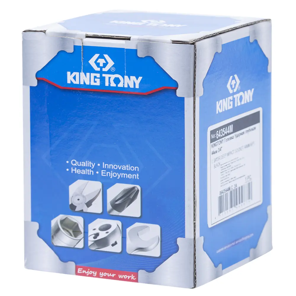 Фото 3 Торцевая головка ударная удлиненная шестигранная King Tony 643544M 3/4 дюйма 44 мм Фото 3 Торцевая головка ударная удлиненная шестигранная King Tony 643544M 3/4 дюйма 44 мм