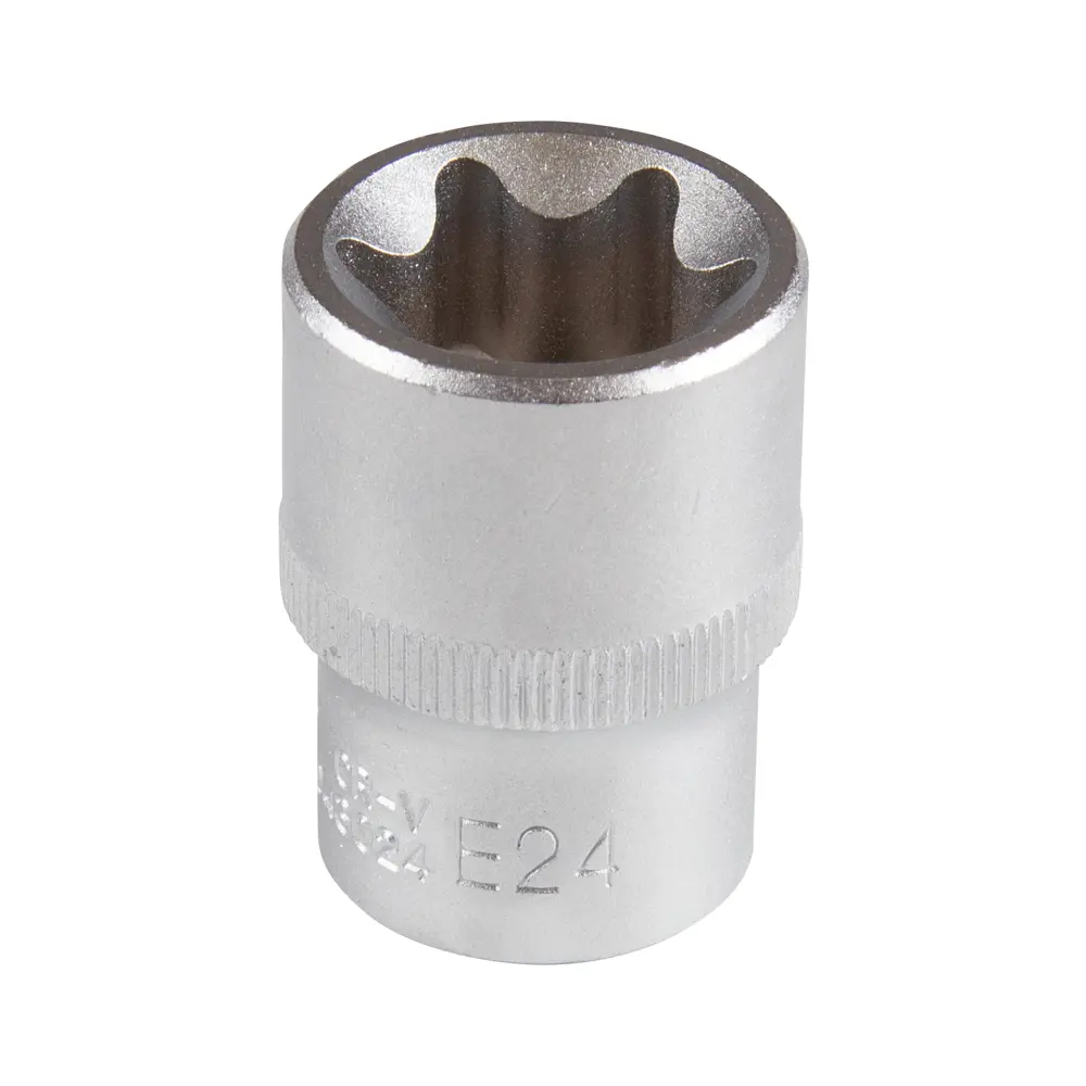 Фото 2 Торцевая головка Torx (e-профиль) Affix AF00043024 1/2 дюйма 24 мм Фото 2 Торцевая головка Torx (e-профиль) Affix AF00043024 1/2 дюйма 24 мм