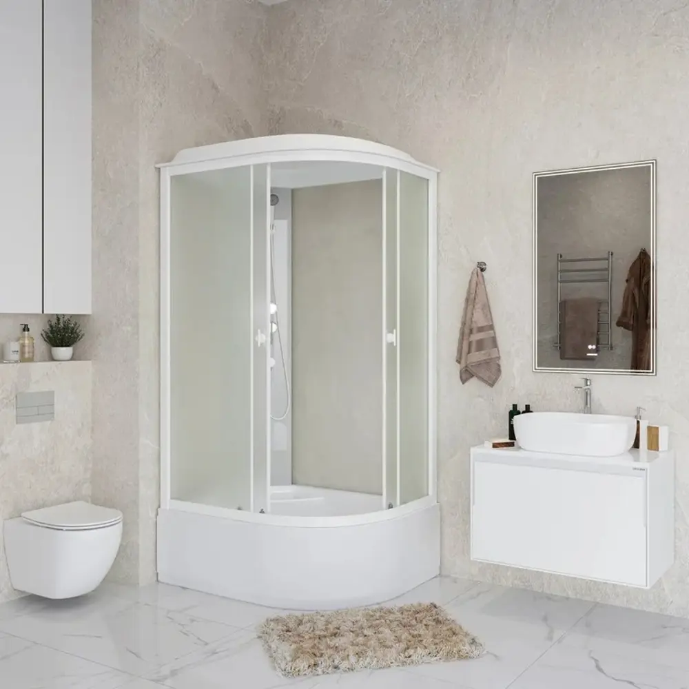 Фото 2 Душевая кабина Niagara P120/80/40l/mt средний поддон 120x80см Фото 2 Душевая кабина Niagara P120/80/40l/mt средний поддон 120x80см