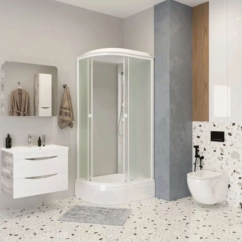 Фото 2 Душевая кабина Niagara P100/70/26r/mt средний поддон 100x70см Фото 2 Душевая кабина Niagara P100/70/26r/mt средний поддон 100x70см