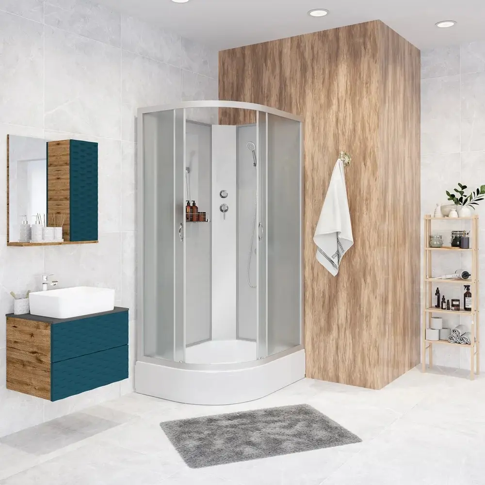 Фото 2 Душевая кабина Niagara 332944rbk средний поддон 120x90 см ассиметричный