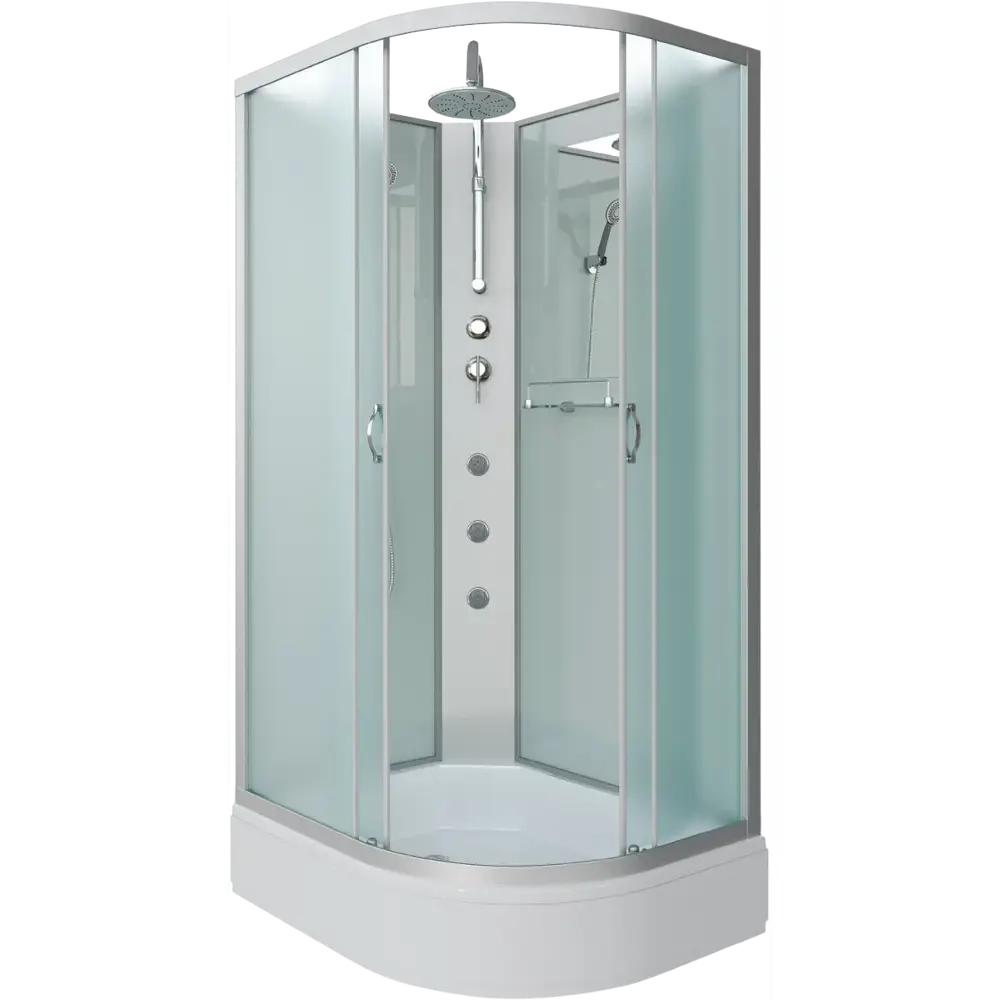 Фото Душевая кабина Niagara 332944lbktg средний поддон 120x90 см ассиметричный Фото Душевая кабина Niagara 332944lbktg средний поддон 120x90 см ассиметричный