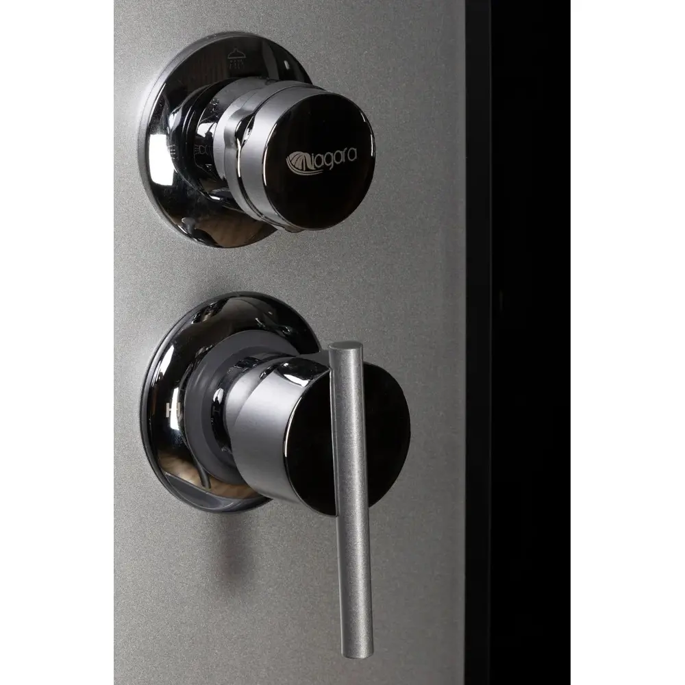 Фото 8 Душевая кабина Niagara 35011434bk средний поддон 90x90 см 1/4 круга