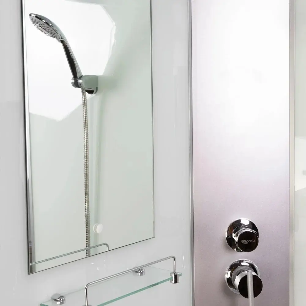 Фото 3 Душевая кабина Niagara 330844rf средний поддон 100x80 см ассиметричный