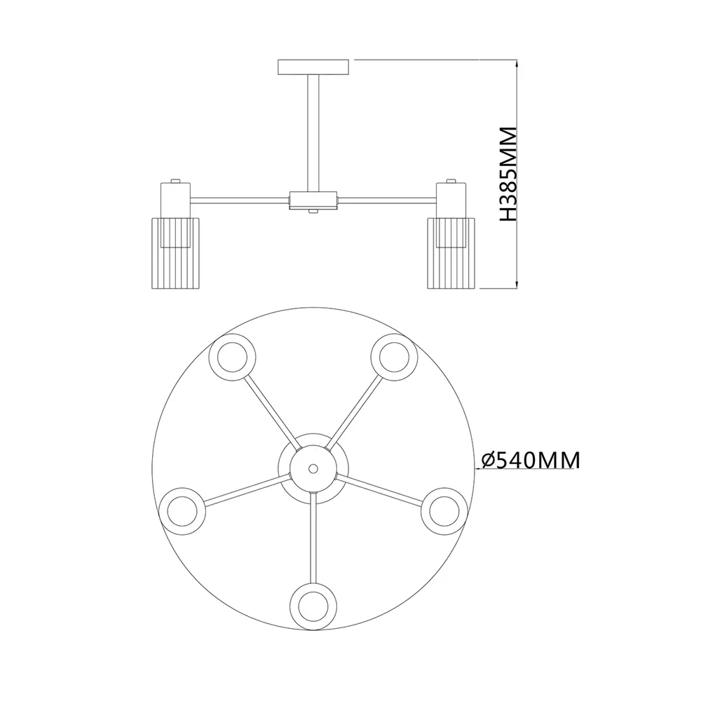 Фото 6 Люстра на штанге Escada Diversity 2120/5p gold 5 ламп 10 м² цвет золото Фото 6 Люстра на штанге Escada Diversity 2120/5p gold 5 ламп 10 м² цвет золото