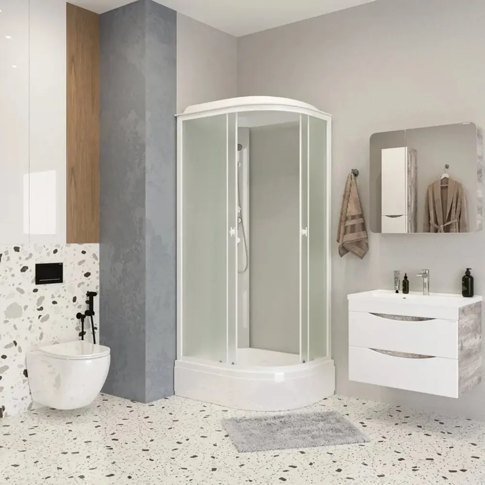 Фото 2 Душевая кабина Niagara P100/70/26l/mt средний поддон 100x70см Фото 2 Душевая кабина Niagara P100/70/26l/mt средний поддон 100x70см