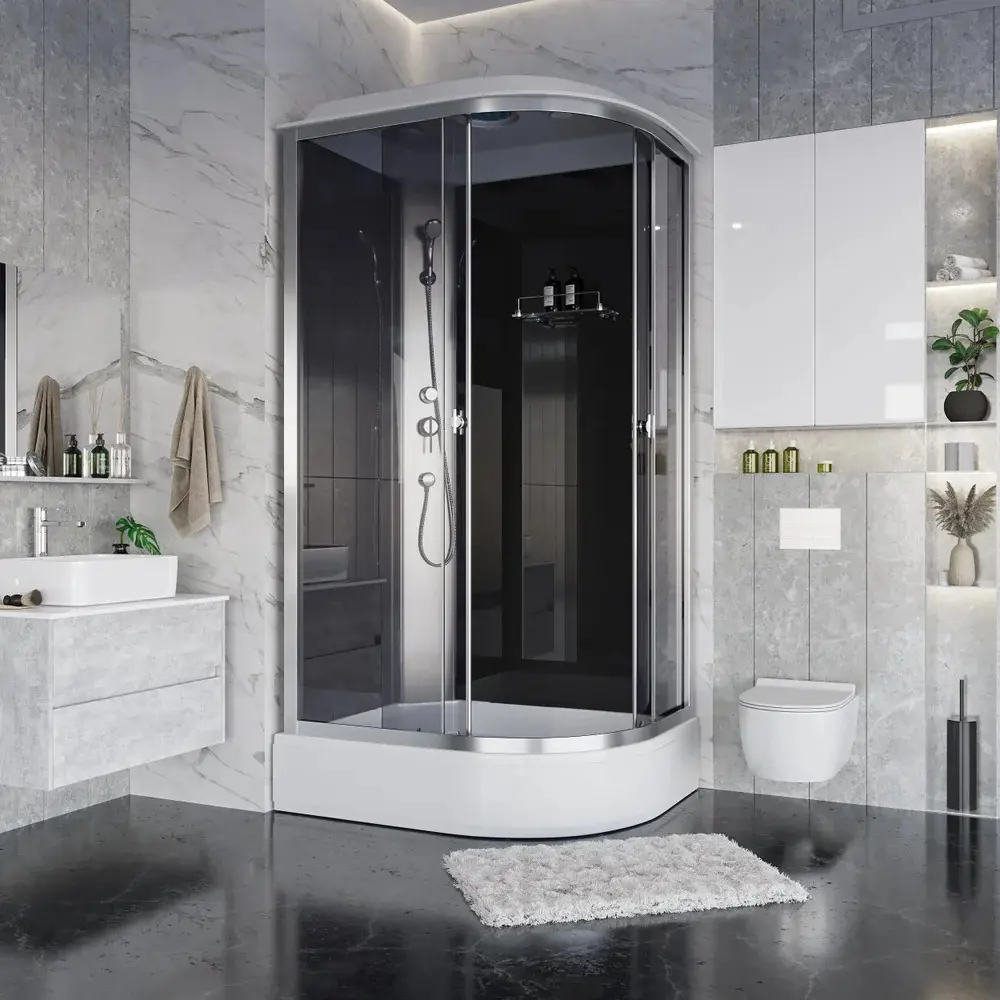 Фото 2 Душевая кабина Niagara E120/80/26l/tn средний поддон 120x80см Фото 2 Душевая кабина Niagara E120/80/26l/tn средний поддон 120x80см