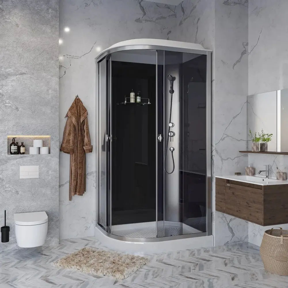 Фото 2 Душевая кабина Niagara E120/80/13r/tn низкий поддон 120x80см Фото 2 Душевая кабина Niagara E120/80/13r/tn низкий поддон 120x80см