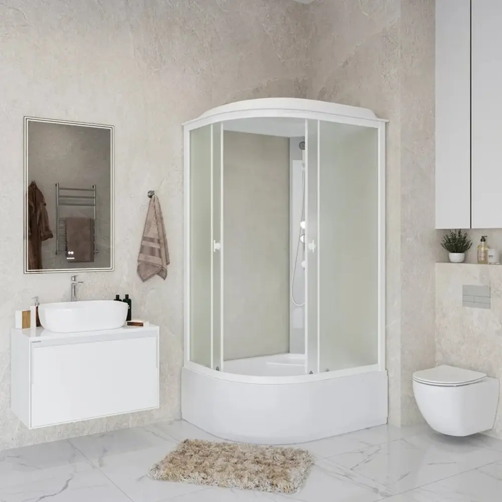 Фото 2 Душевая кабина Niagara P120/90/40r/mt средний поддон 120x90см Фото 2 Душевая кабина Niagara P120/90/40r/mt средний поддон 120x90см