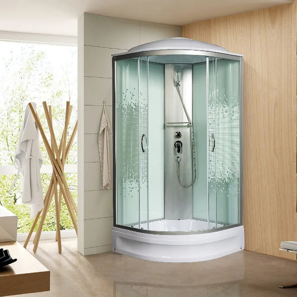 Фото 2 Душевая кабина Мономах 10000005758 средний поддон 100x100см