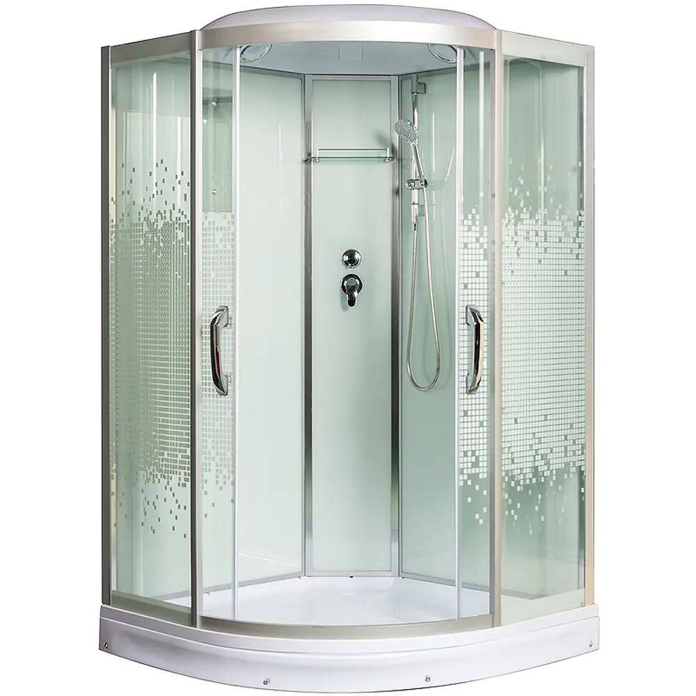 Фото Душевая кабина Мономах 10000005847 низкий поддон 120x120см Фото Душевая кабина Мономах 10000005847 низкий поддон 120x120см